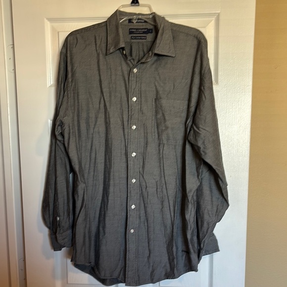 Daniel Cremieux men’s gray long sleeve button down shirt size large - Picture 1 of 9